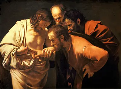 The Incredulity of Saint Thomas Caravaggio